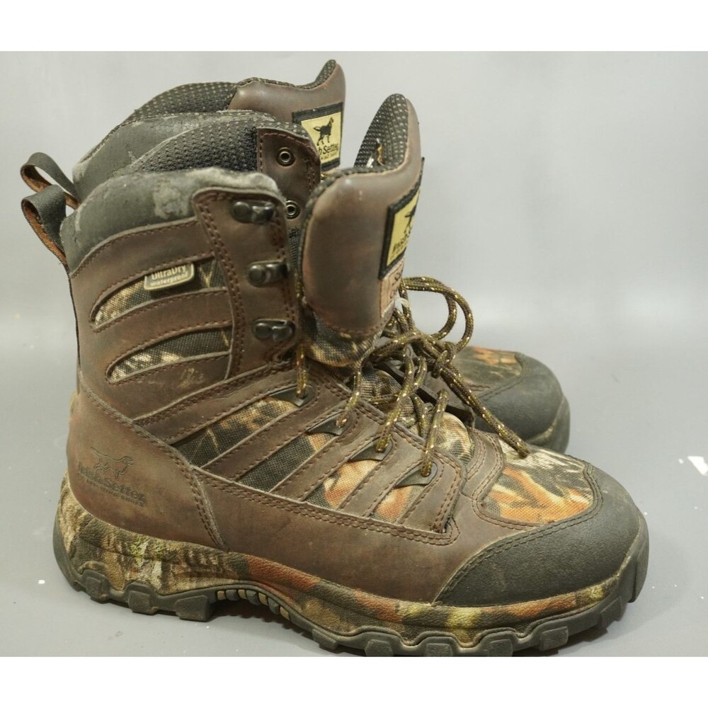 Irish Setter Red Wing 3887 LadyHawk Boots Womens Sz 7 Waterproof Mossy Oak Camo